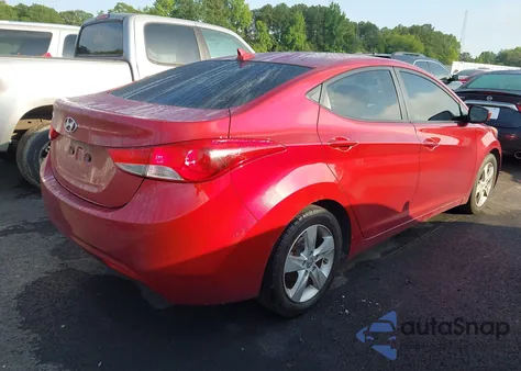 2013 Hyundai Elantra Gls from USA, damaged, VIN 5NPDH4AE4DH424463